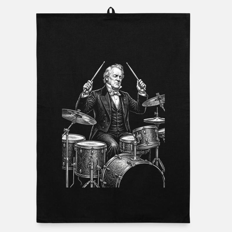 James Buchanan joue de la batterie Torchon bio
