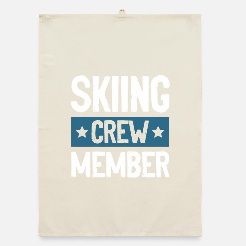 Skiing Crew Organic Geschirrtuch
