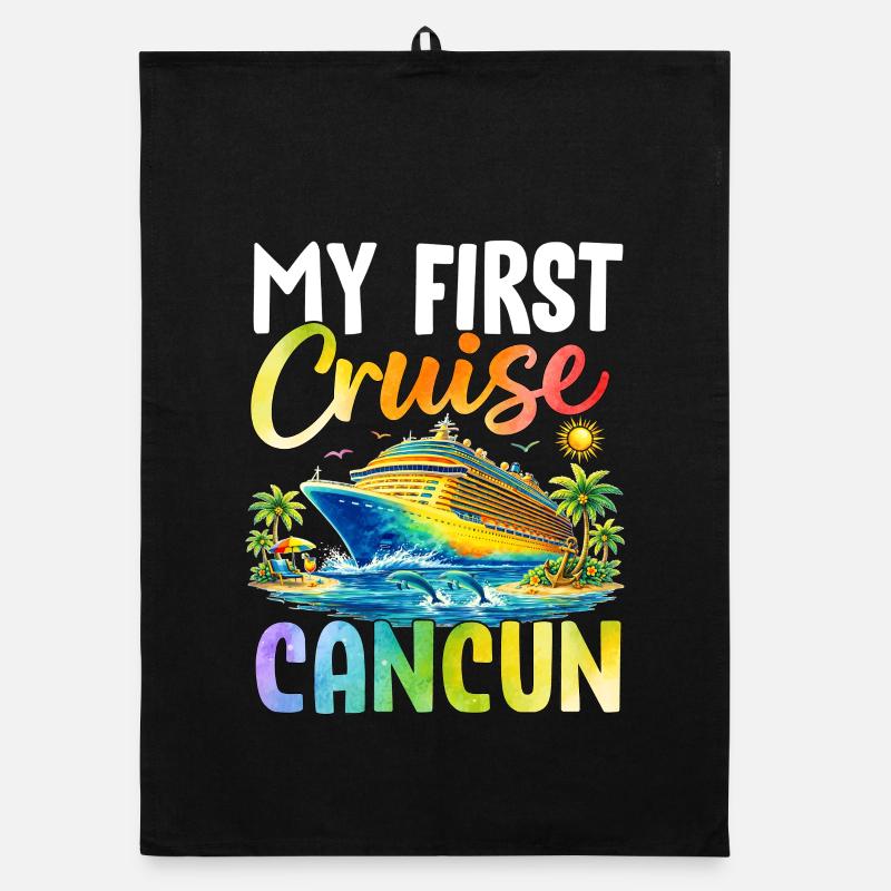 Ma première croisière à Cancún Torchon bio