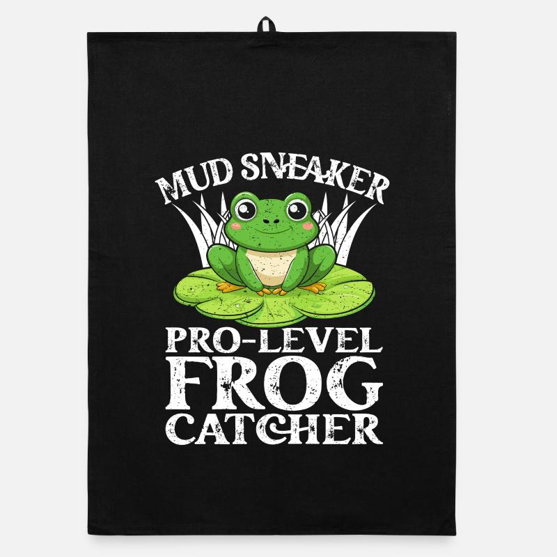 Frog Catcher Mud Sneaker Pro Level Frog Organic Geschirrtuch