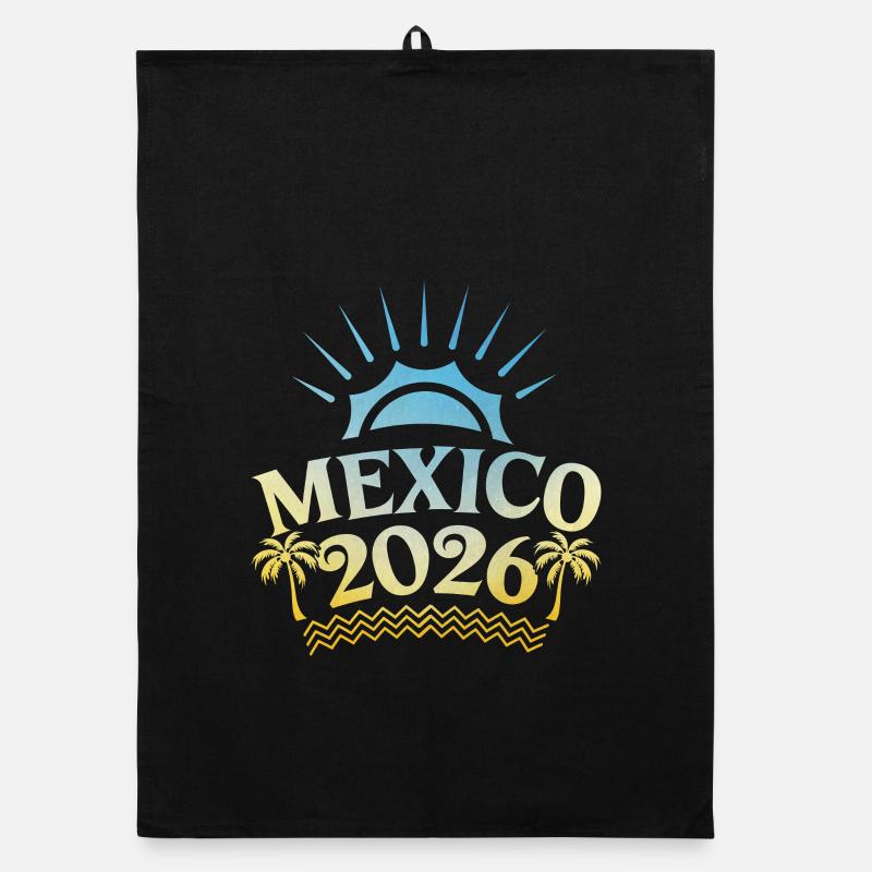 Mexiko 2026 Bunt Organic Geschirrtuch