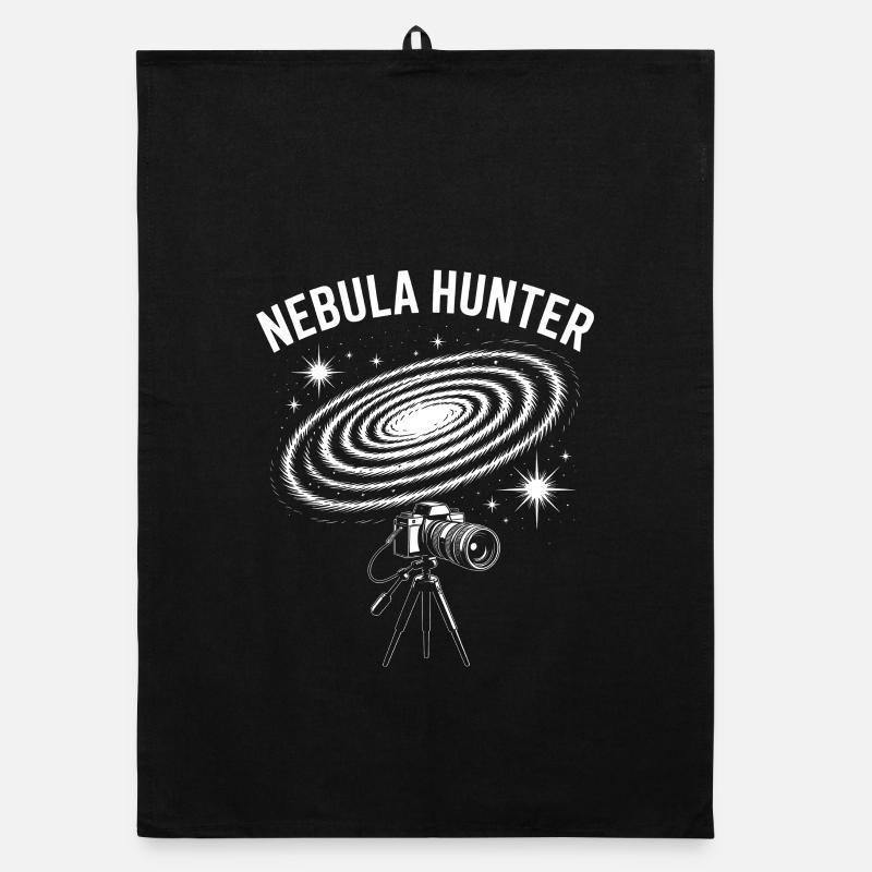 Nebula Hunter Teleskopgrafik Organic Geschirrtuch