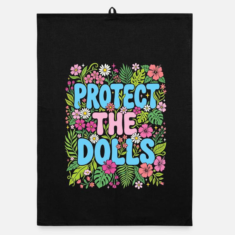 LGBTQ Pride Month - Protect the Dolls Organic dish towel