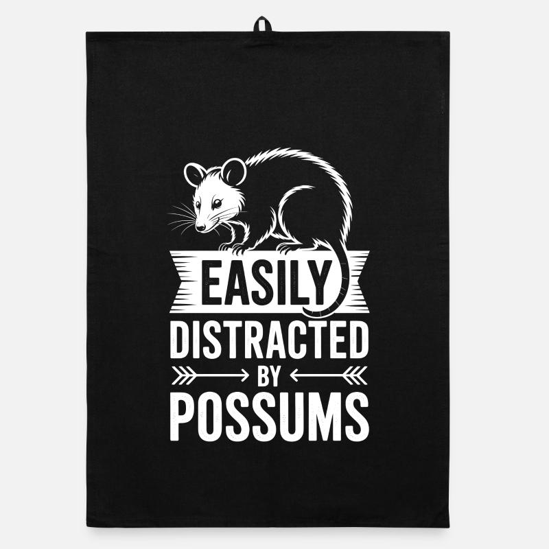 Possum Sprüche Opossums Lustiges Possum Geschenk Organic Geschirrtuch