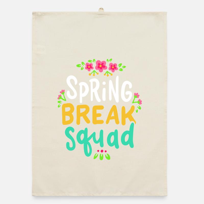 Équipe Spring Break Floral Torchon bio