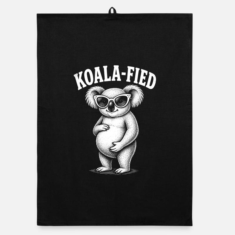 Mère de koala enceinte – Grossesse de koala mignon Torchon bio
