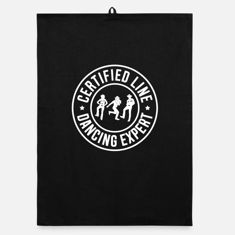 Line Dance Line Dancing Line Dancer Gifts Organic dish towel
