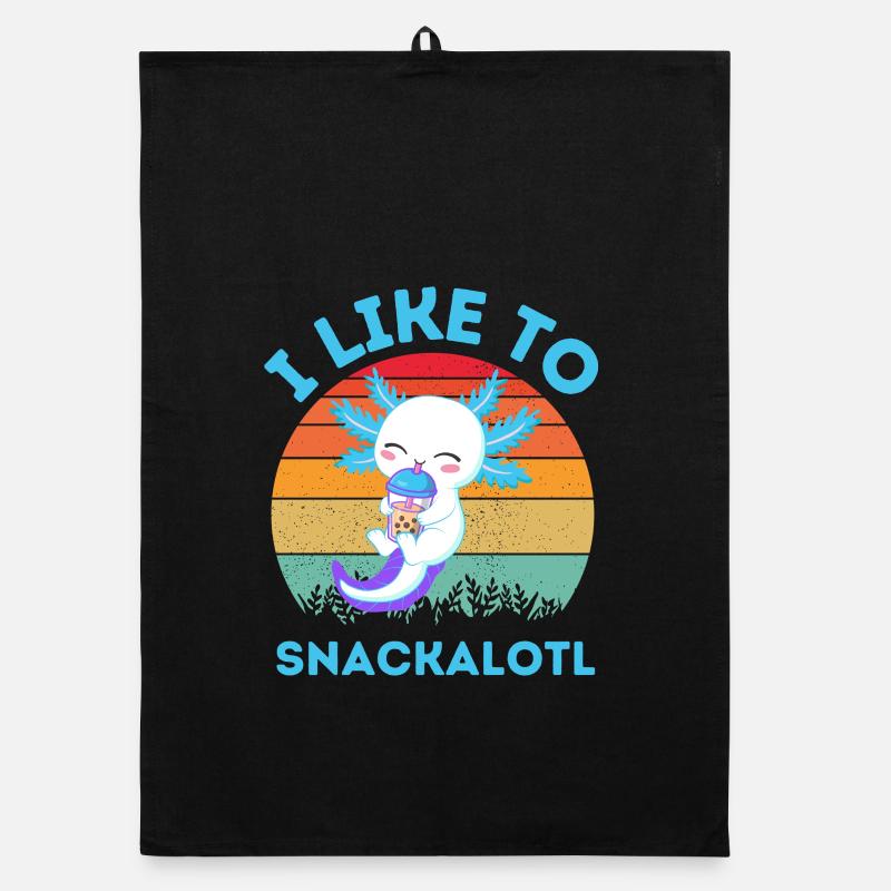 Kawaii Snackheld Bubble Tea Organic Geschirrtuch