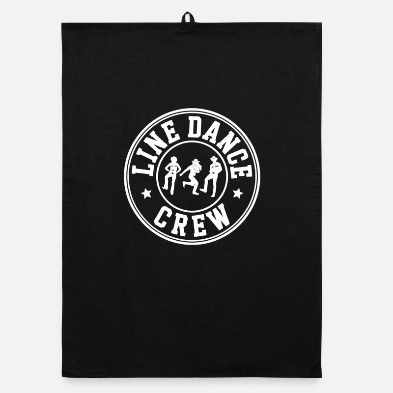 Line Dance Line Dancing Line Dancer Gifts Organic dish towel