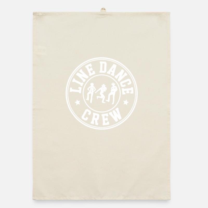 Line Dance Line Dancing Line Dancer Gifts Organic dish towel