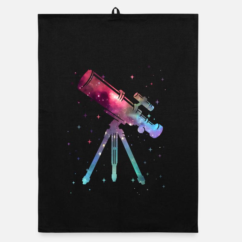 Telescope Astronomer Space Kinden Astronomy Organic dish towel