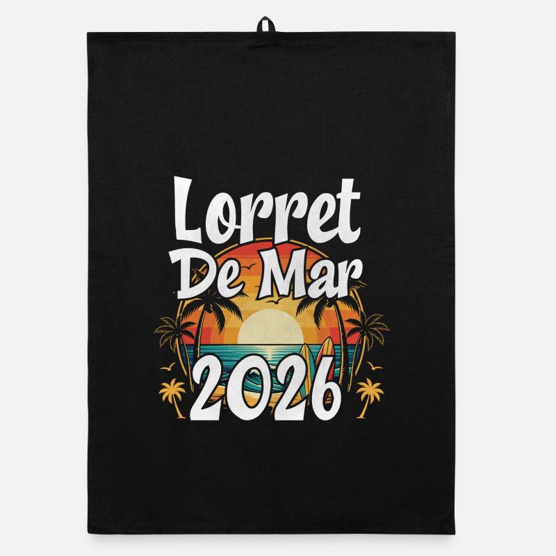 Lloret De Mar 2026 Organic Geschirrtuch