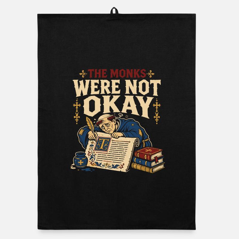 Medieval Marginalia. Strange Organic dish towel