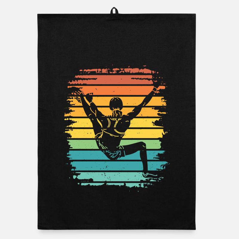 Boulderer Boulder Bouldering Organic dish towel