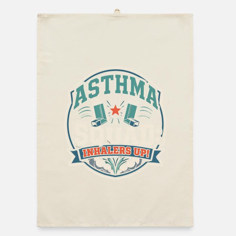 Asthma Squad Inhalers Up Asthmatiker Organic Geschirrtuch