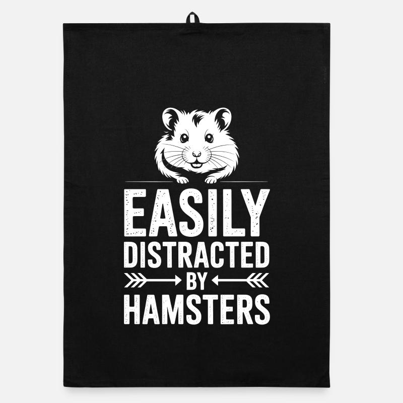 Hamster Sayings Hamster Funny Hamster Gift Organic dish towel