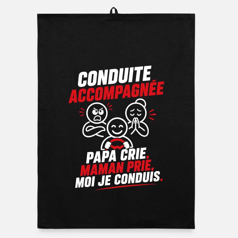 Conduite Accompagnée Papa Crie Torchon bio