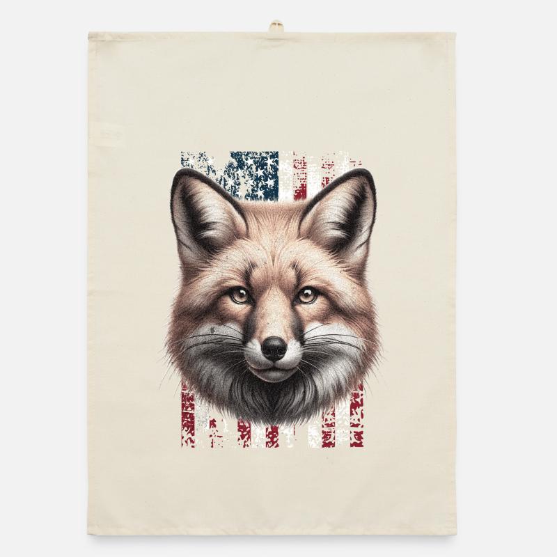 Fox US Rotfuchs Fuchs Organic Geschirrtuch