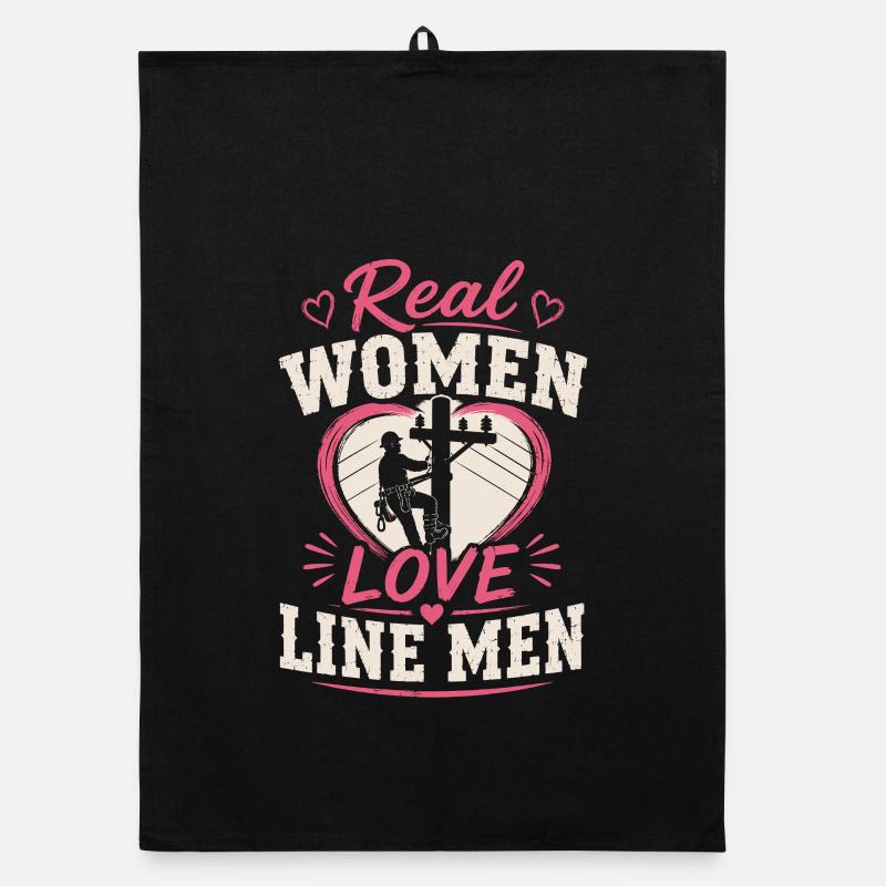 Proud Wife By A Lineman Cable Torchon bio