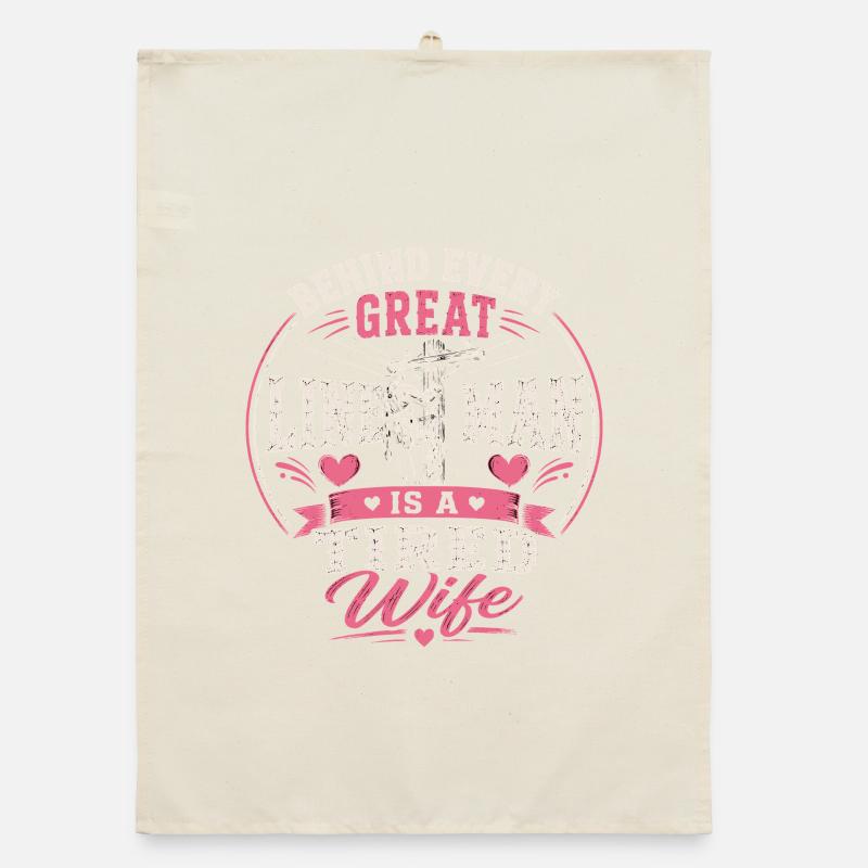 Lineman Love Cable Electricity Technology Organic dish towel