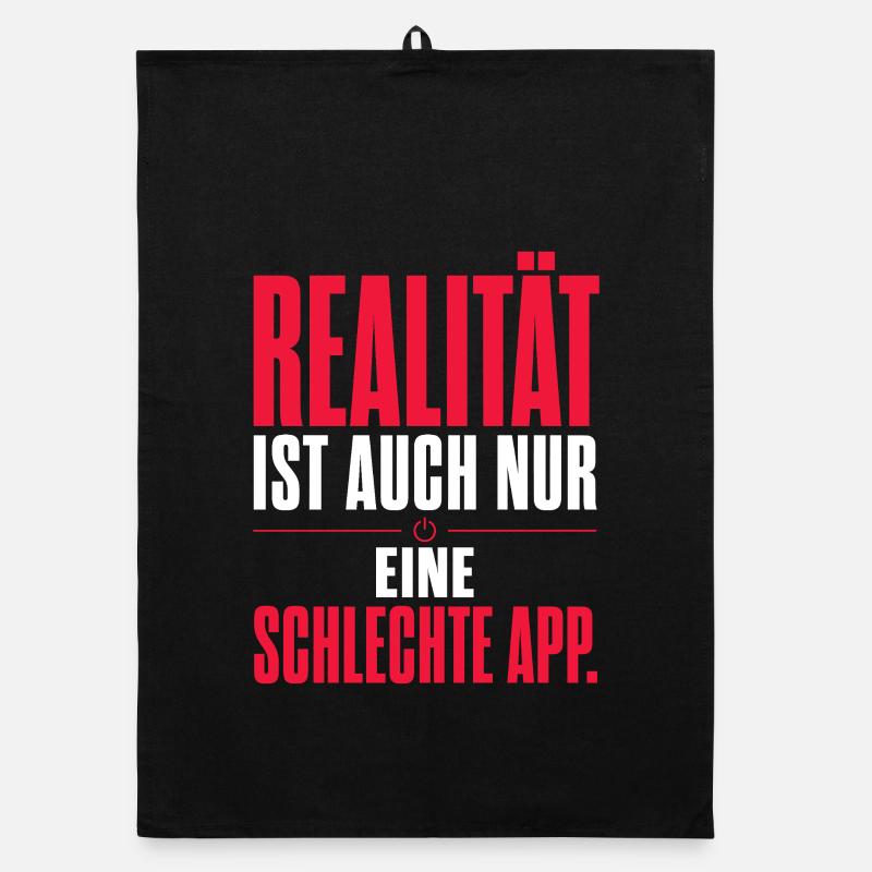 Realität Als Schlechte App Organic Geschirrtuch