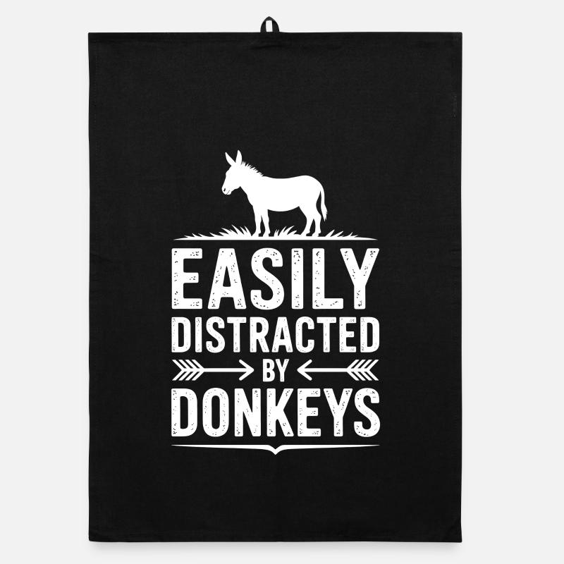Donkey Sayings Donkey Funny Donkey Gift Organic dish towel