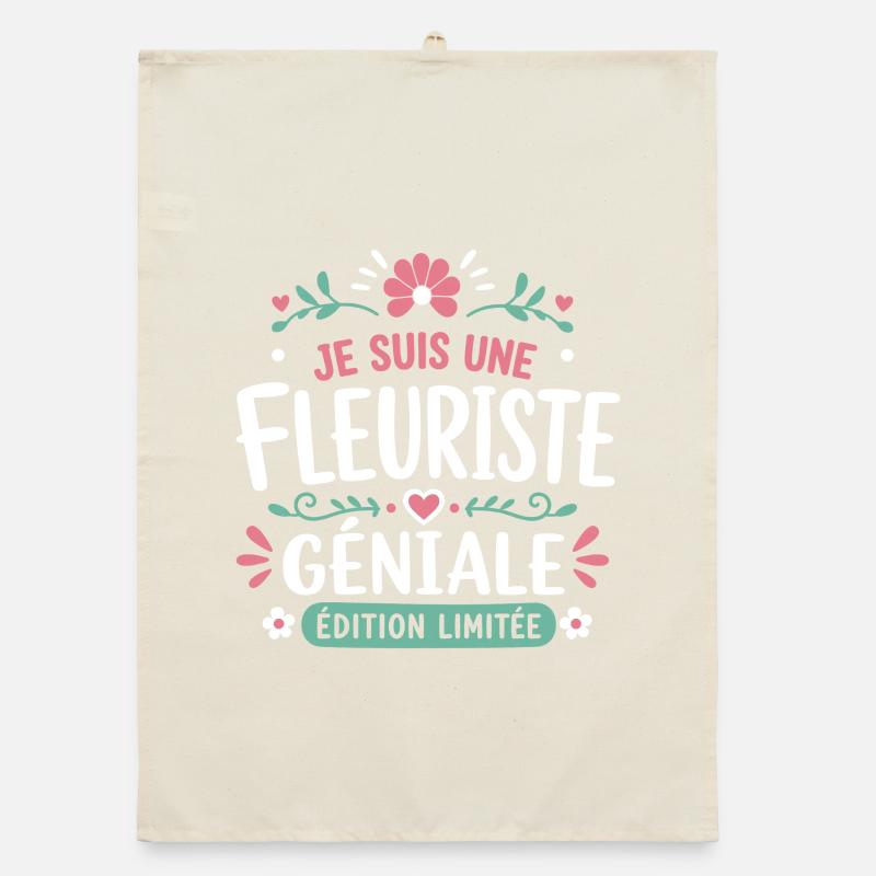 Fleuriste Géniale Edition Limitée Torchon bio