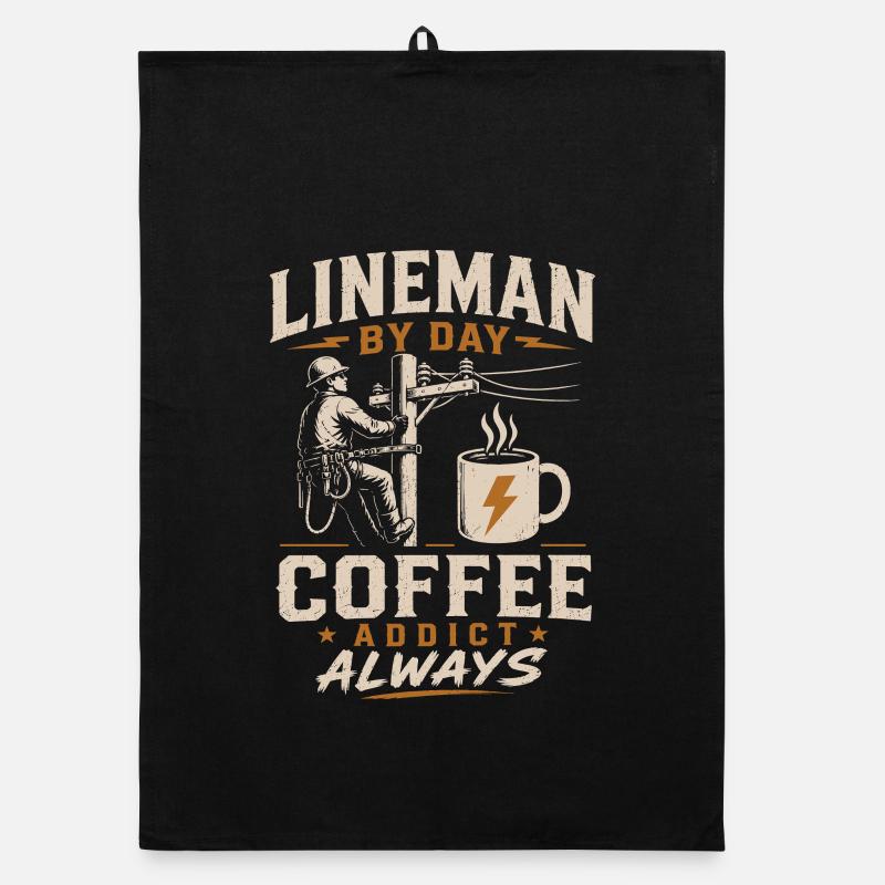 Electricity, Technician, Coffee, Cable, Work Organic dish towel