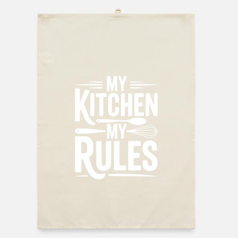 My Kitchen My Rules Organic dish towel