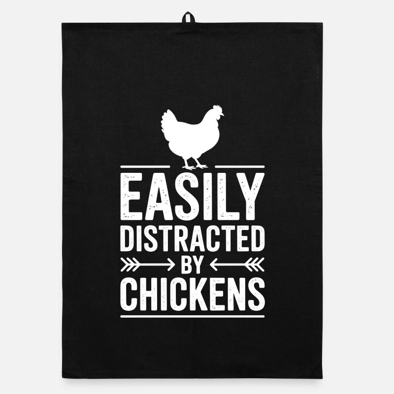 Chicken Sayings Chicken Funny Chicken Gift Organic dish towel
