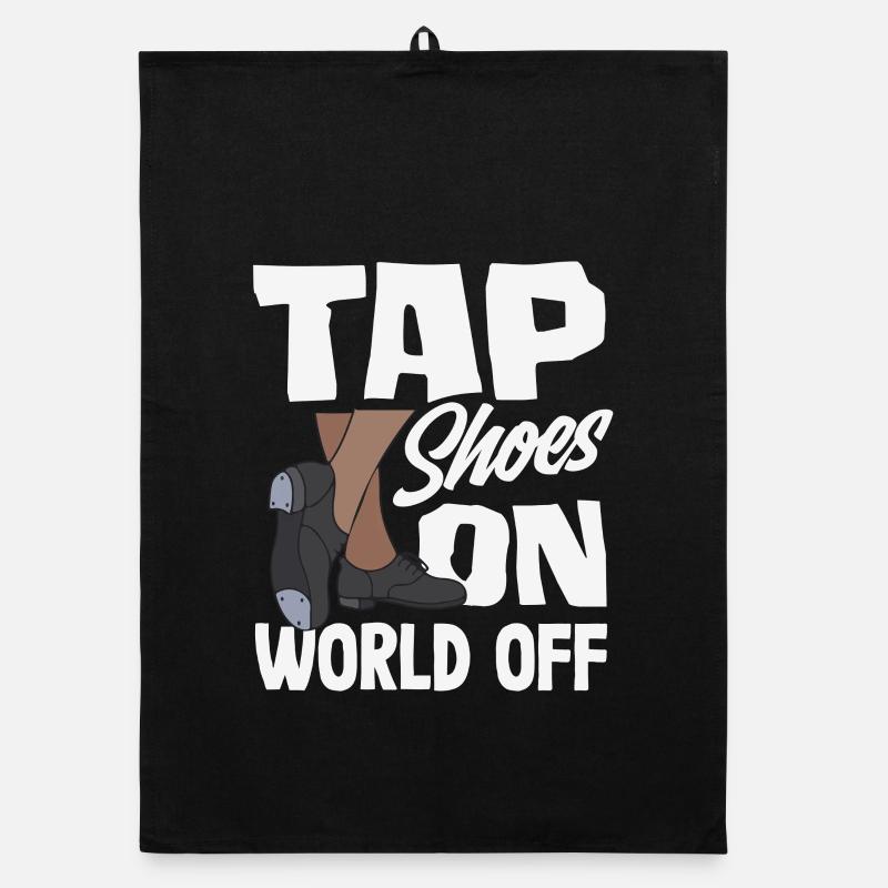 Stepptänzer, Steppschuhe, Tap Dance Organic Geschirrtuch