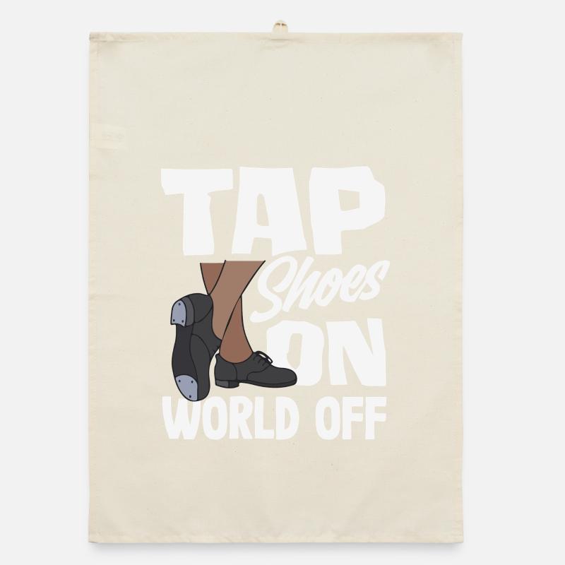 Stepptänzer, Steppschuhe, Tap Dance Organic Geschirrtuch