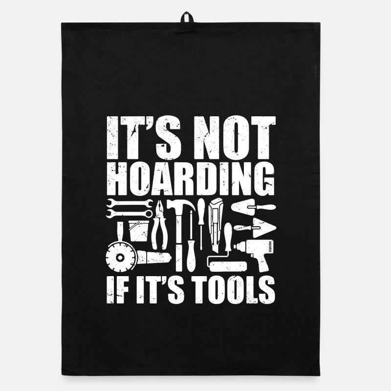 Ce n’est pas de la thésaurisation si ce sont des outils - Torchon bio - noir