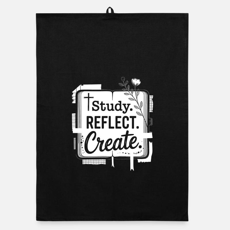 Study Reflect Create Organic dish towel