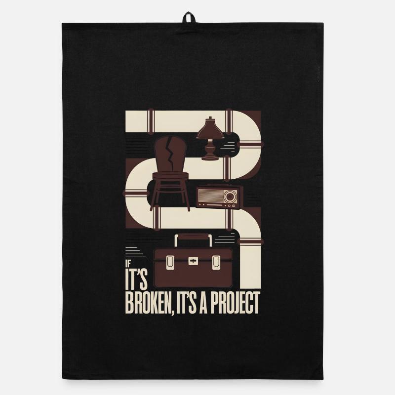 Broken? Project | Upcycling Repair Organic dish towel