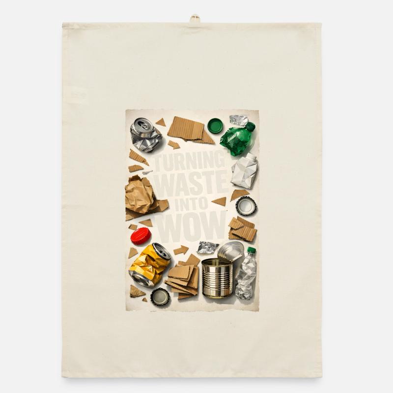Abfall wird Wow | Upcycling Recycling Organic Geschirrtuch