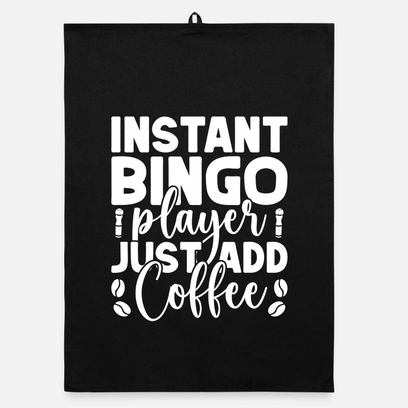 Bingo Player Instant Player Ajoute juste Coffee Bingo Torchon bio