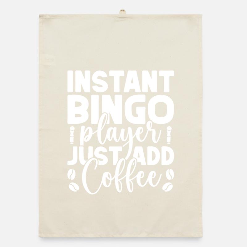 Bingo Player Instant Player Ajoute juste Coffee Bingo Torchon bio