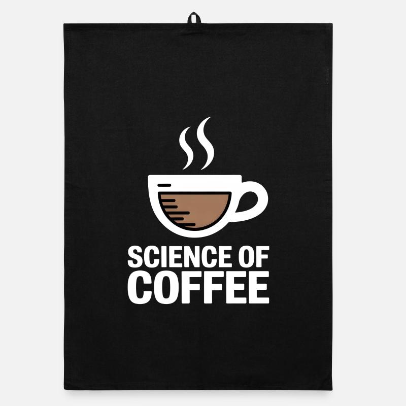 Science Of Coffee Espresso Ritual Organic Geschirrtuch