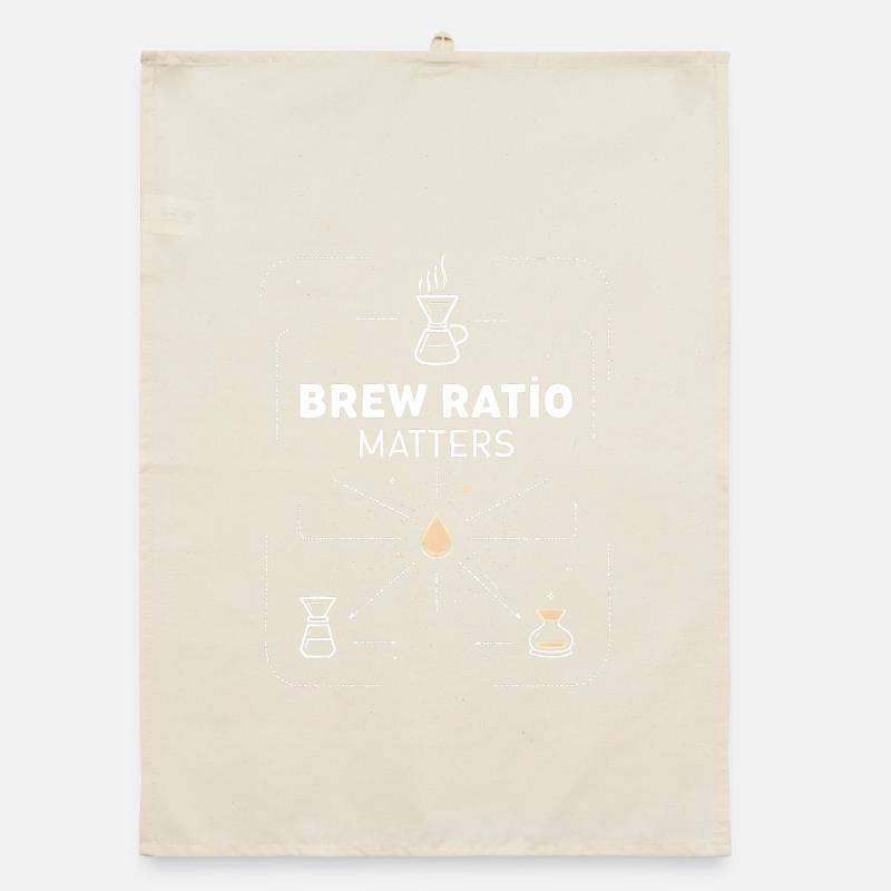 Le ratio d’infusion compte Rituel de l’espresso Torchon bio