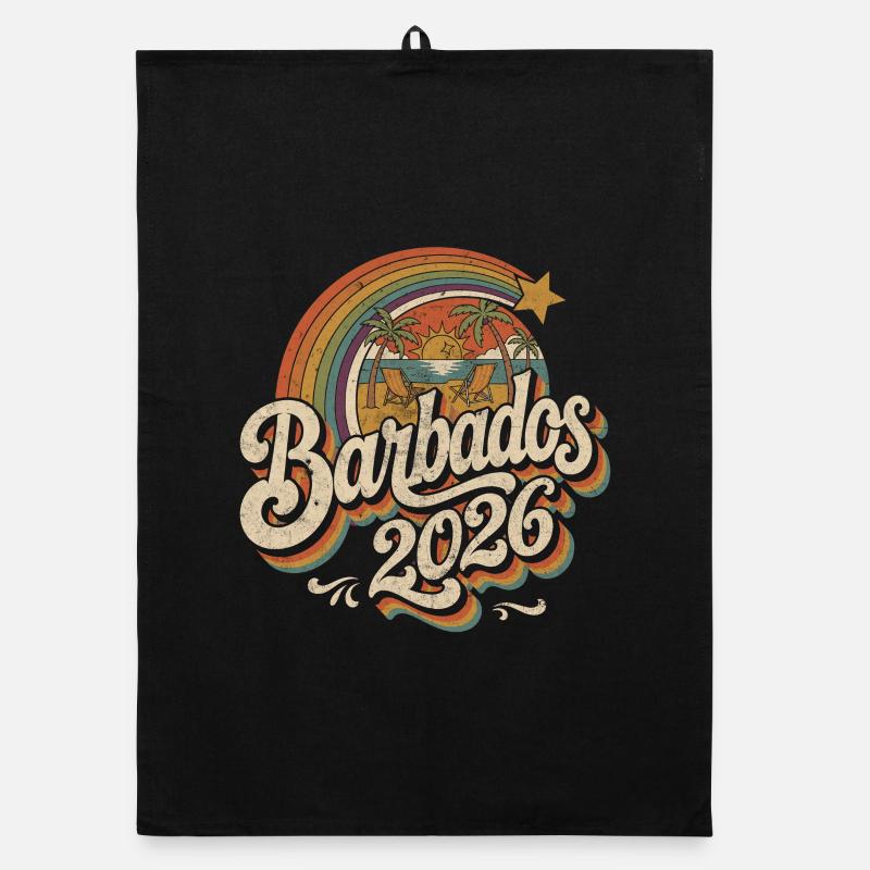 Barbade 2026 Atmosphaera côtière rétro Torchon bio