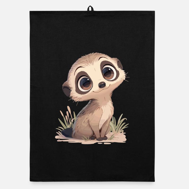 Suricate Erdmännchen Torchon bio
