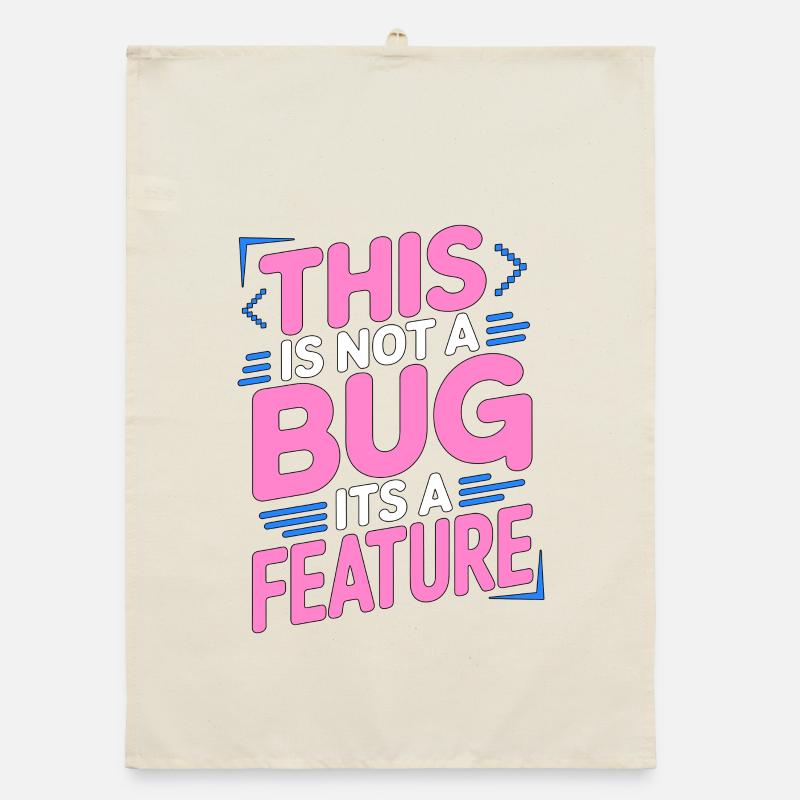 Game Developer This Is Not A Bug Game Programming Organic Geschirrtuch