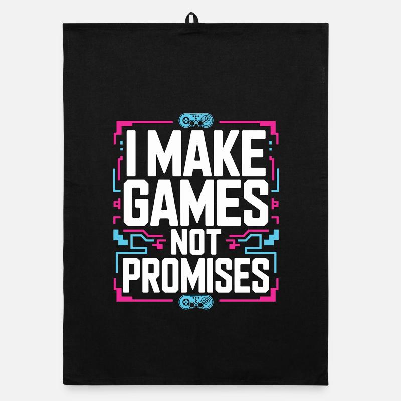 Game Developer I Make Games Video Game Developer Organic Geschirrtuch