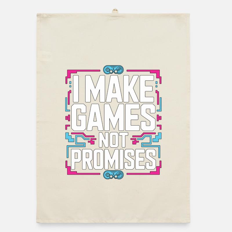Game Developer I Make Games Video Game Developer Organic Geschirrtuch
