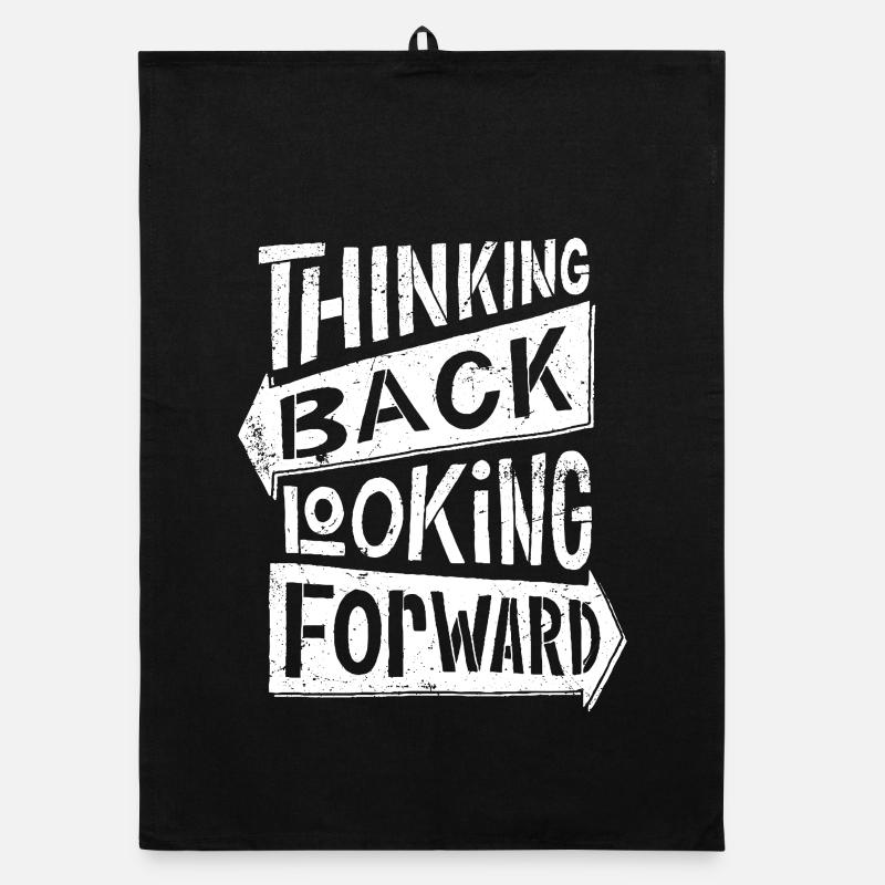 thinking back looking forward Organic dish towel
