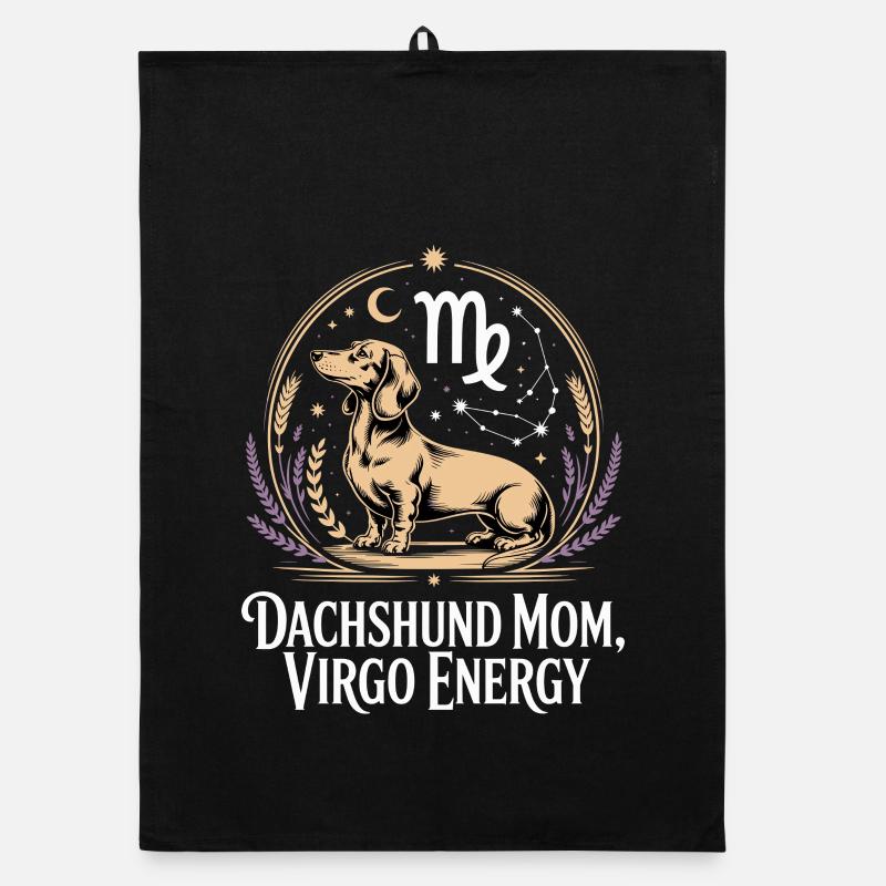Maman teckel vierge Torchon bio