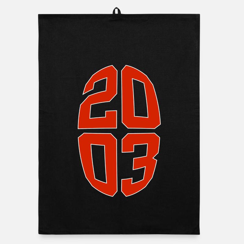 23 ANS 2003 23E ANNIVERSAIRE Torchon bio