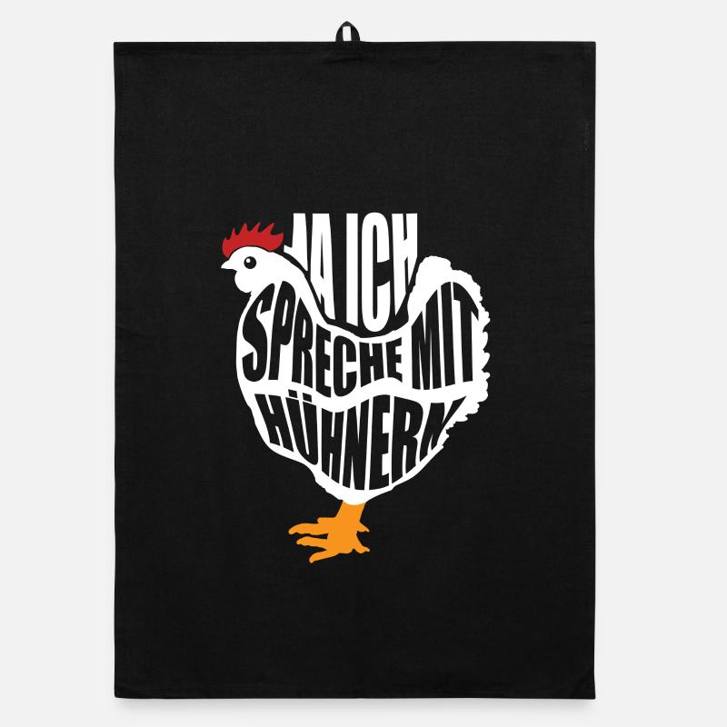 Poulets Whisperer Poulets Poulets Poulets Gardiens de poulets Torchon bio