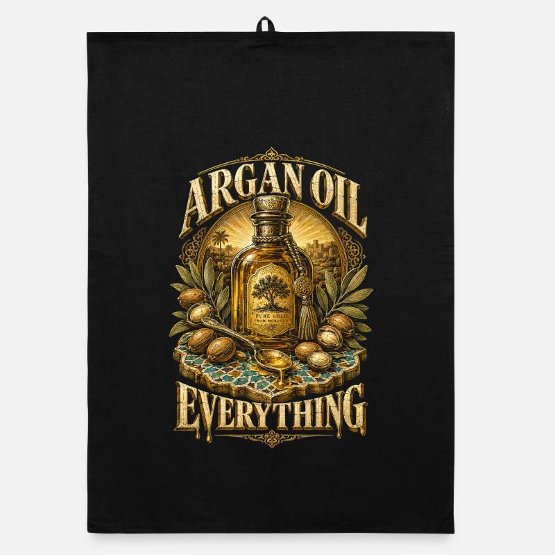 Moroccan Morocco Argan Oil Everything Organic dish towel